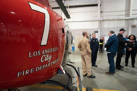 New $2.6 million helicopter shines at Los Angeles Fire Department ...