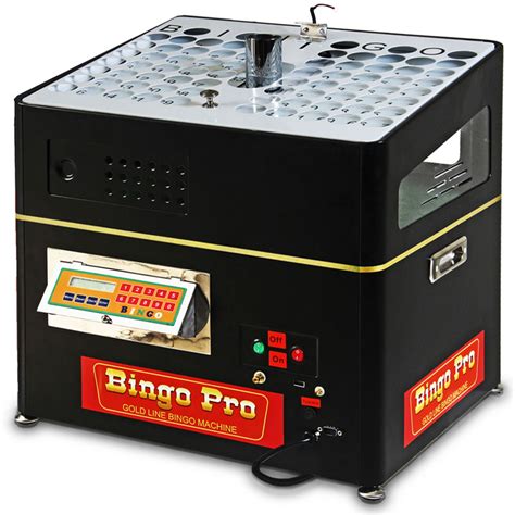 Exclusive Gold Line Programmable Bingo Machine - Bingo Pro