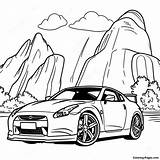 Nissan Coloring Page  Pagescom sketch template