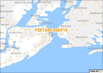 Fort Wadsworth (United States - USA) map - nona.net