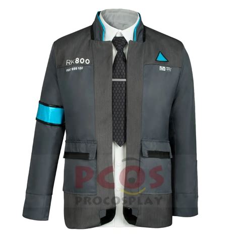 Game Detroit: Become Human Android No. RK800 Connor cosplay coat ...