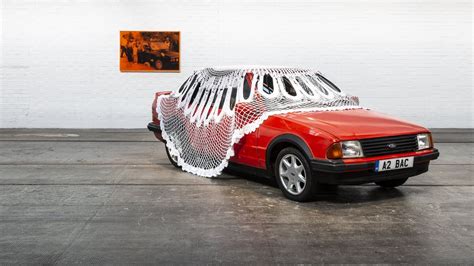 Artist who covered sports car with giant doily nominated for Turner Prize | UK News | Sky News