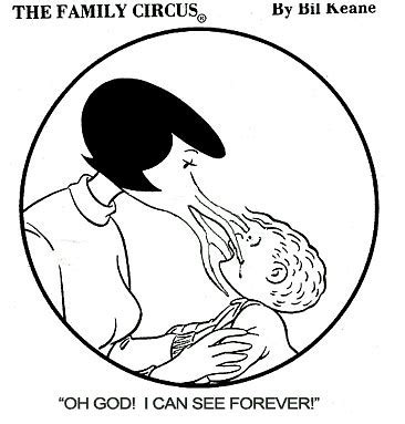 oh god | i really can see forever through family circus | Sarah Stierch ...
