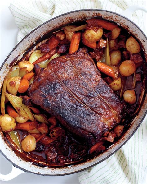 Pot Roast with Bacon and Vegetables | Martha Stewart