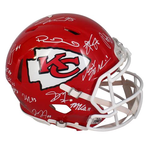 Chiefs Super Bowl 57 Full-Size Authentic On-Field Speed Helmet Team ...