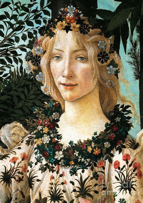 Primavera - Flora Painting by Sandro Botticelli