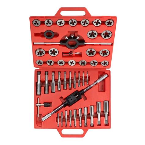 TEKTON Metric Tap and Die Set (45-Piece)-7561 - The Home Depot