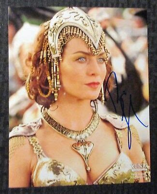 XENA WARRIOR PRINCESS Paris Jefferson / Athena SIGNED 8x10 Photo VF 8.0 | eBay