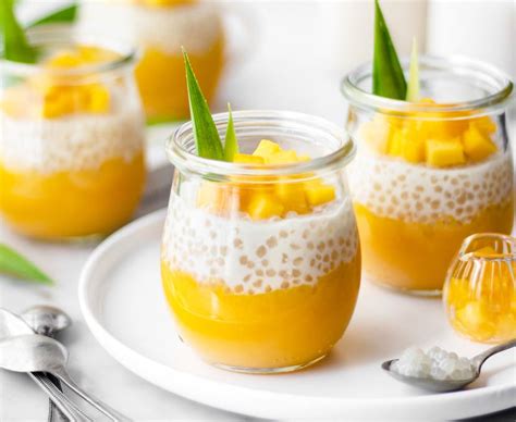 Mango Sago Pudding