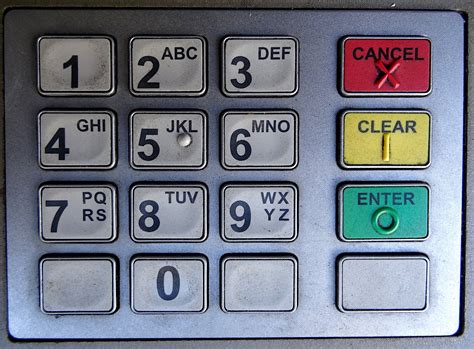 ATM Cash Dispenser Keypad Free Stock Photo - Public Domain Pictures