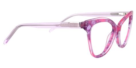 Comfortable Cat Eye Bright/Pink Glasses | Vooglam Eyewear Online