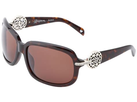 Brighton Destino Sunglasses Tortoise Silver Stone, Women | Shipped Free ...