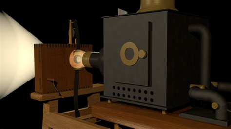 Lumiere Projector 3D Model OBJ 3DS FBX BLEND DAE | CGTrader.com