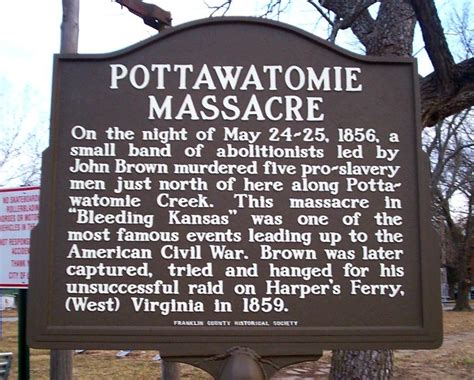 Pottawatomie Creek Massacre | Traveler's Companion - Visit Historic Sites