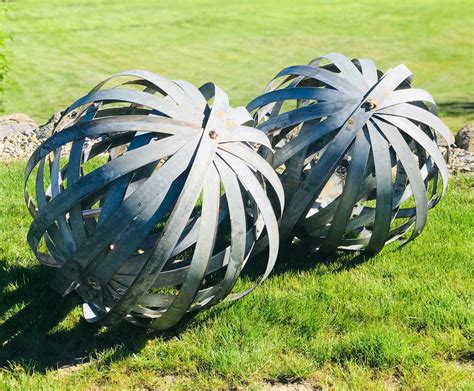 Metal Garden Sphere, Garden Art, Garden Sculpture - Michael Macmillan