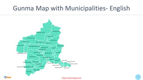 Japan Gunma Map - OFO Maps