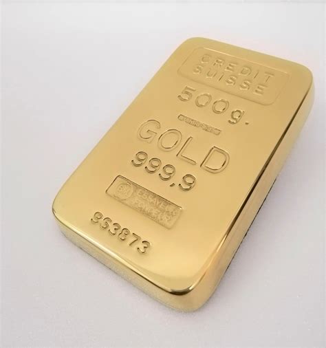 24K Gold Plated 500G Gold Bar suitable for gifts made in Taiwan high quality paper weight | Lazada