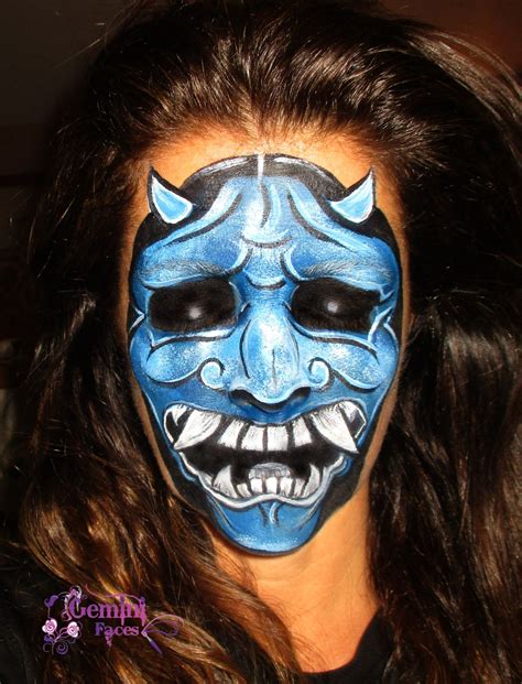 Pin by Michelle Jaquez-Fontana on Facepainting | Blue demon, Face painting, Painting