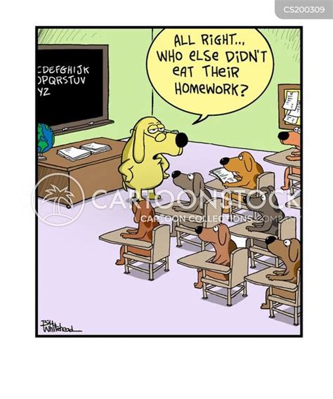 Homework Excuses Cartoons and Comics - funny pictures from CartoonStock