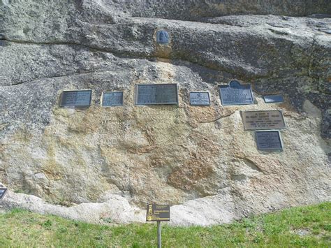 Historical Markers on Independence Rock | Independence Rock … | Flickr