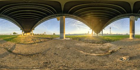 Sunset Under Bridge • HDRI Haven