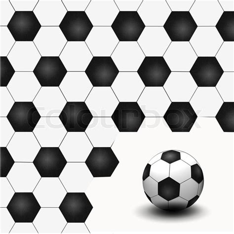 A soccer ball as creative background | Stock Photo | Colourbox