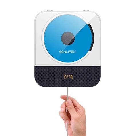 Echlife Portable Wall Mounted DVD Player with Bluetooth and 3000mAh Rechargeable Battery | Gadgetsin