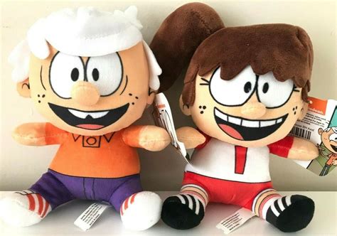 Set of 2 The Loud House Plush Doll Lynn & Lincoln 7 inch NWT. Nickelodeon. Soft | eBay