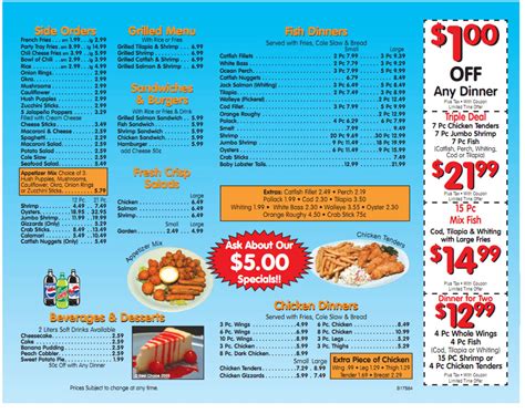 Fish Express Menu, Menu for Fish Express, West Detroit, Detroit ...