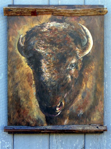 ...the September Studio: Rustic style ... a Bison for fun...