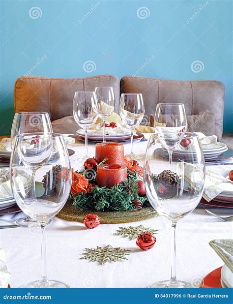 Christmas Family Dinner Table Stock Photo - Image of home, dish: 84017996