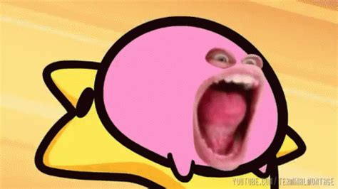 Kirby Aaaaahhhhh GIF - Kirby Aaaaahhhhh Scream - Descubre y comparte GIF