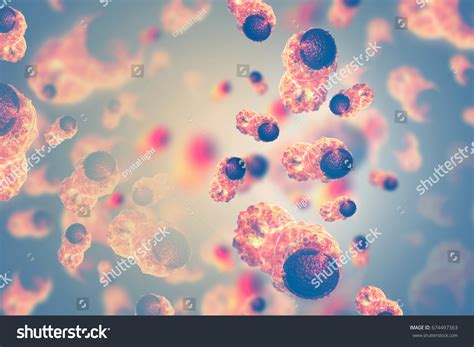 stock-photo-cancer-cells-on-scientific-background-d-illustration-674497363 - The St Kitts Nevis ...