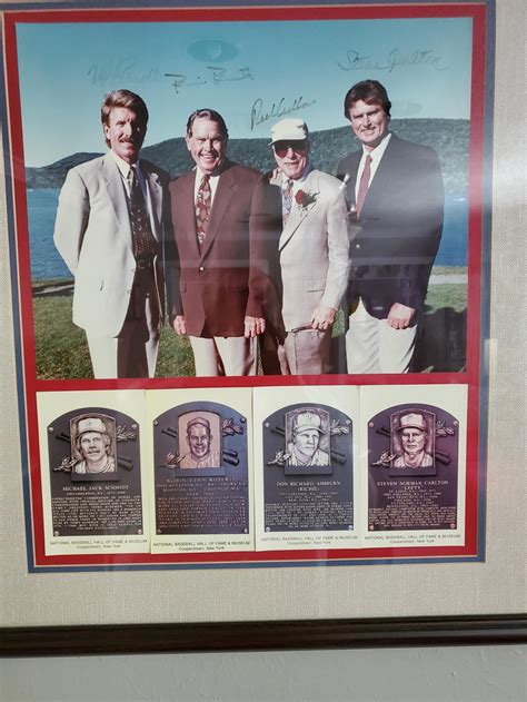 My Autographed Phillies HOF Photo : r/phillies