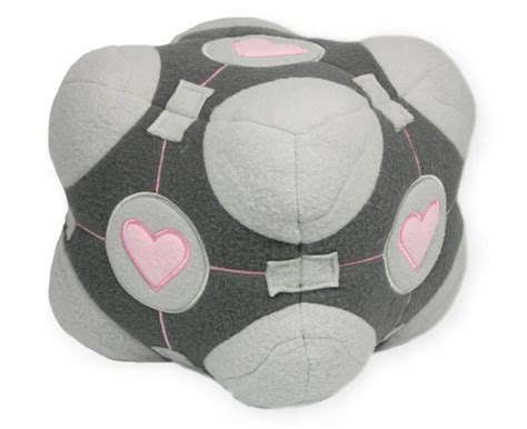 Game Portal 2 plush Weighted Companion Cube Plush Official With Tag-in Movies & TV from Toys ...