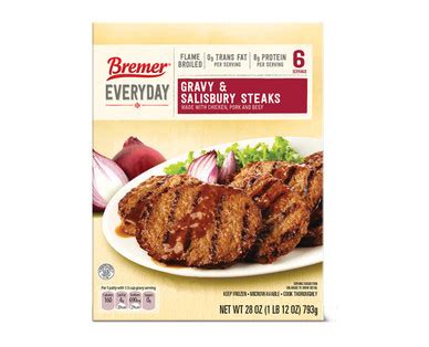 Frozen Gravy & Salisbury Steak - Bremer | ALDI US