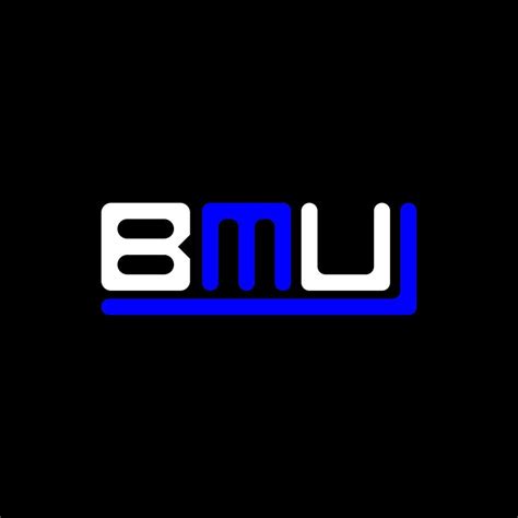 BMU letter logo creative design with vector graphic, BMU simple and modern logo. 18866654 Vector ...