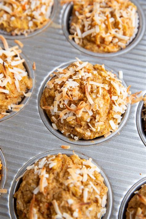 Healthy Oatmeal Carrot Muffins - The Roasted Root