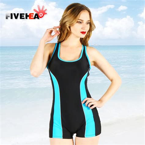 Aliexpress.com : Buy one piece women swimwear sexy sling halter sporty style solid color large ...