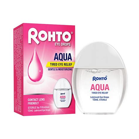 Rohto Eye Drops Aqua - Tired Eye Relief – UNIQSO