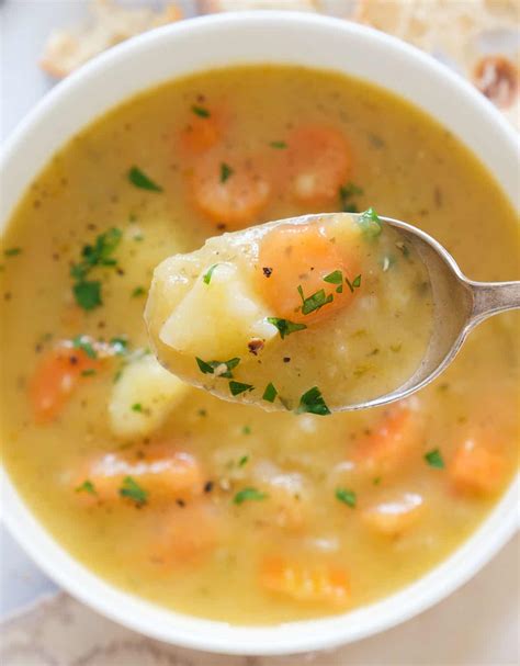 Carrot Potato Soup - The clever meal