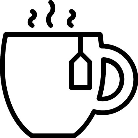 Tea Cup Coffee Vector SVG Icon - SVG Repo