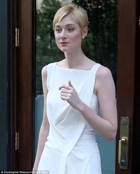 Ethereal: Elizabeth Debicki shows off her porcelain skin as she ...