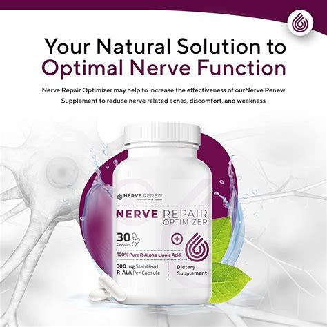 Nerve Renew - Dietary Supplement for Nerve Support | 30 Capsules with R ...