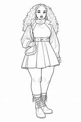 Fashion Coloring Page  coloring Book People Pages sketch template