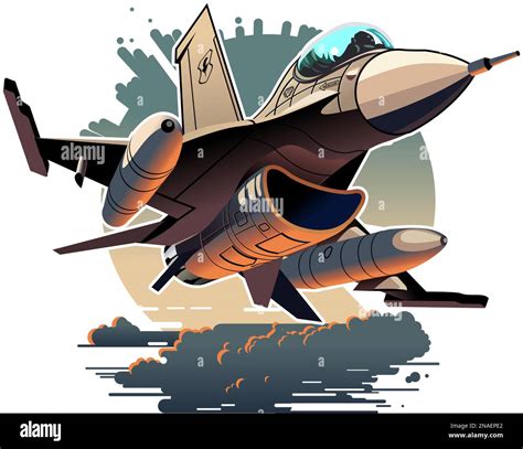 Fighter Jet Plane Vector Clipart