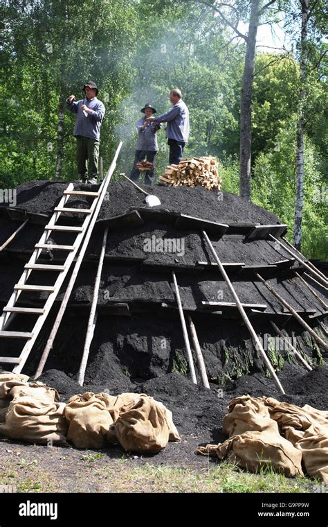 Charcoal kiln hi-res stock photography and images - Alamy