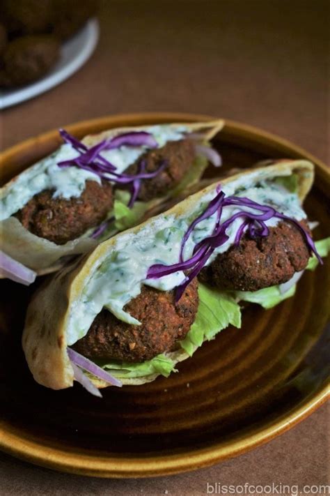 Falafel with Pita Pockets - Bliss of Cooking