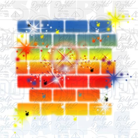 Airbrush Background Png Graffiti Wall Airbrush Brick Wall - Etsy