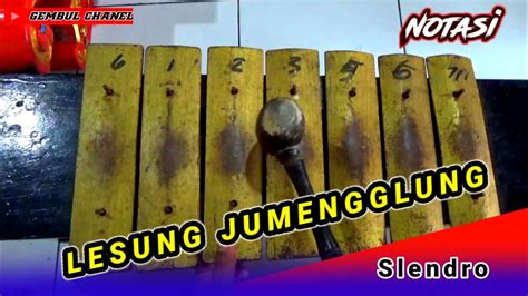 Tutorial Saron Lesung Jumengglung ~ Laras Slendro - YouTube